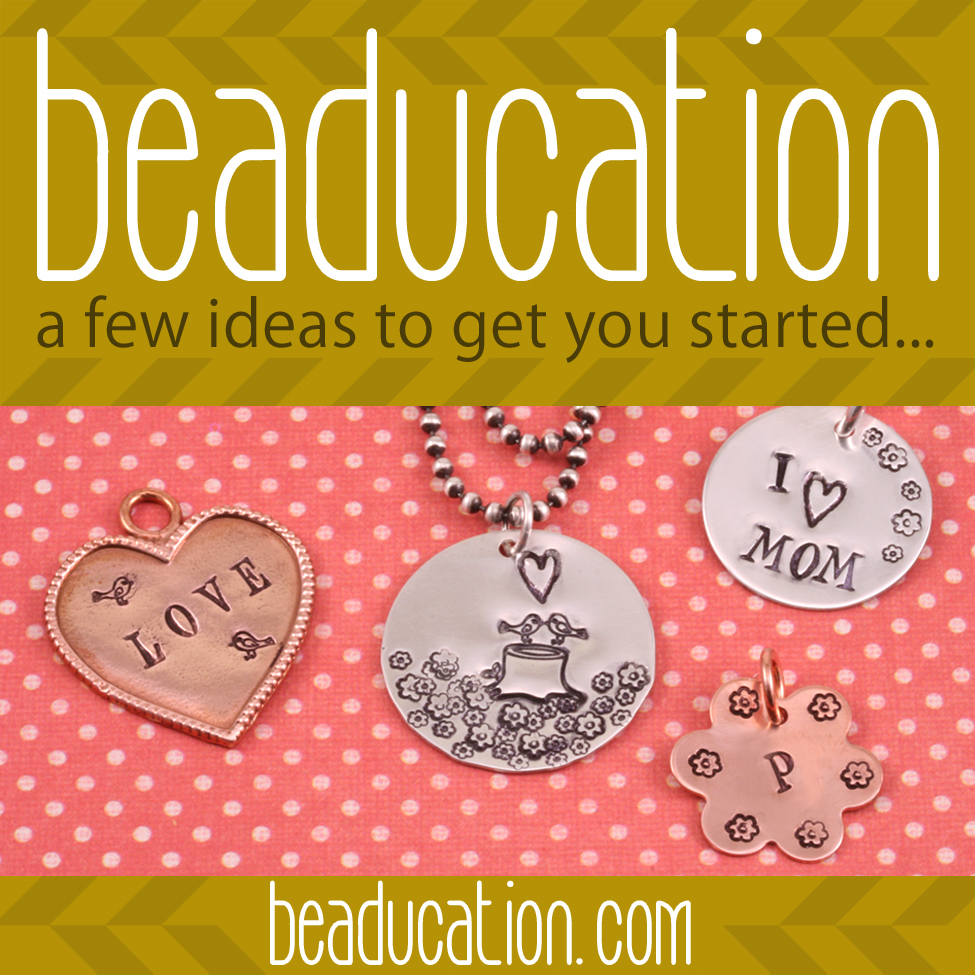 Metal Stamping Tools Beaducation Design Stamp Collection: The Lovebirds